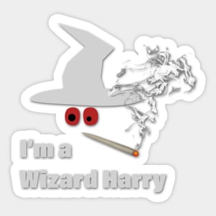 I'm a wizard Harry Sticker